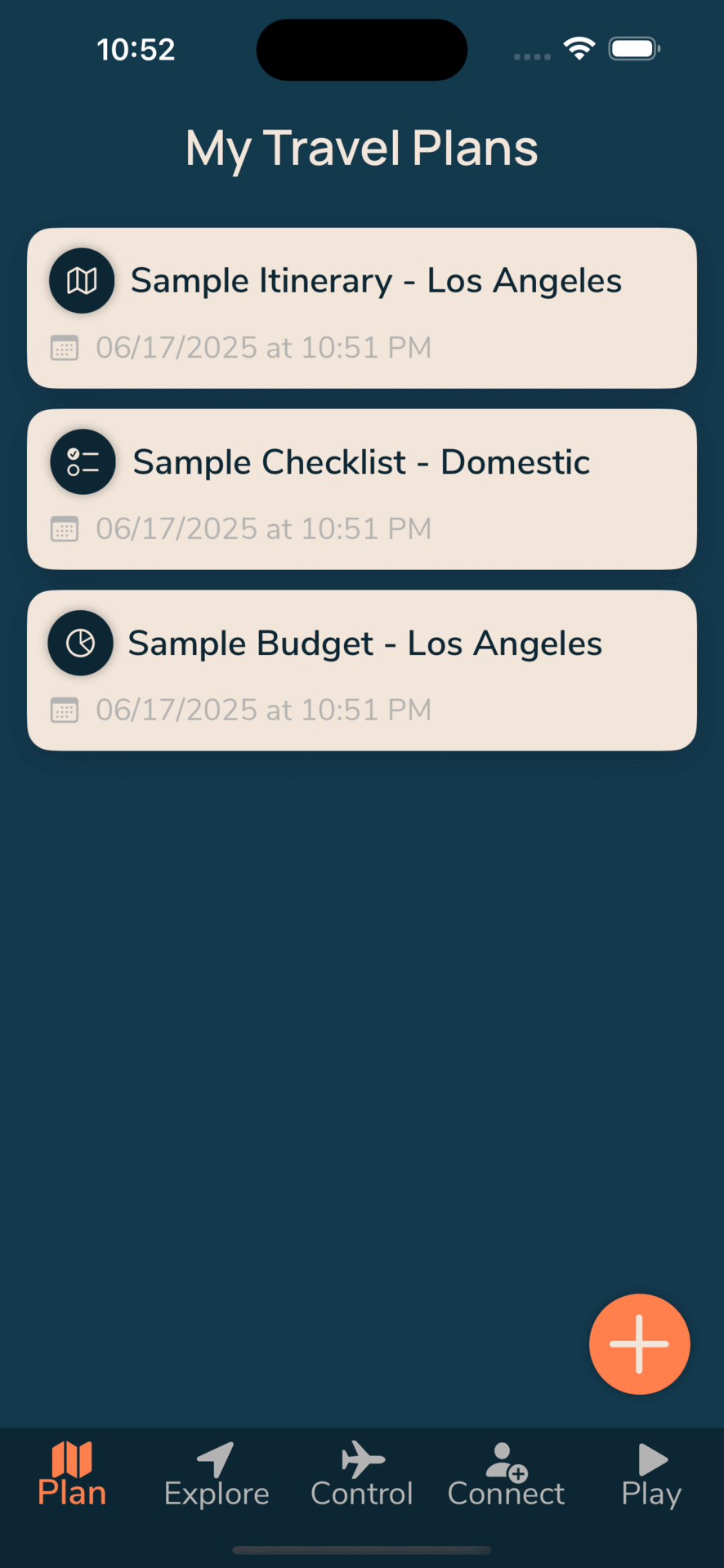 FlyEnJoy Planning Tab